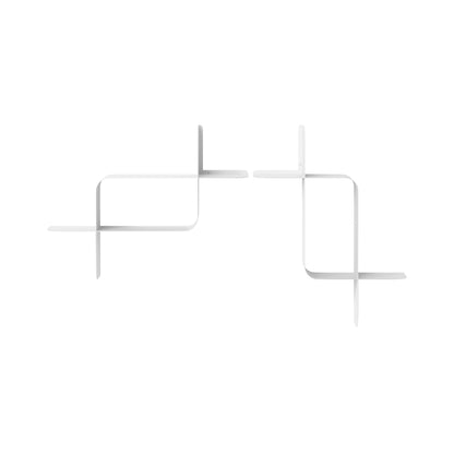 Montage, vegghylle metall hvit 2 pk, en del av kategorien - At Home Interiør