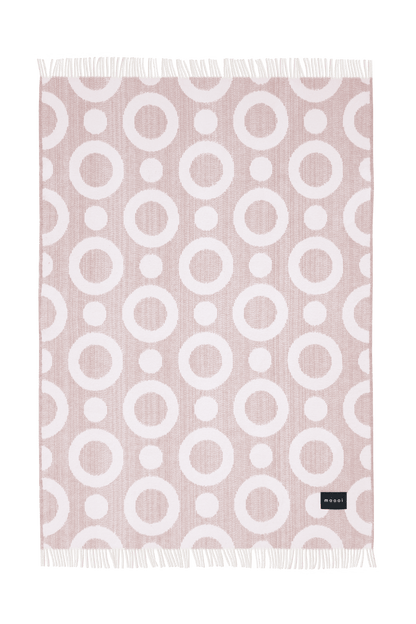 Moooi Umbrella Squid Ullpledd Dusty Pink, en del av kategorien Pledd - At Home Interiør