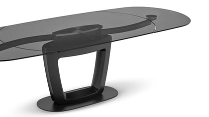 Orbital spisebord fra Calligaris sett ovenfra