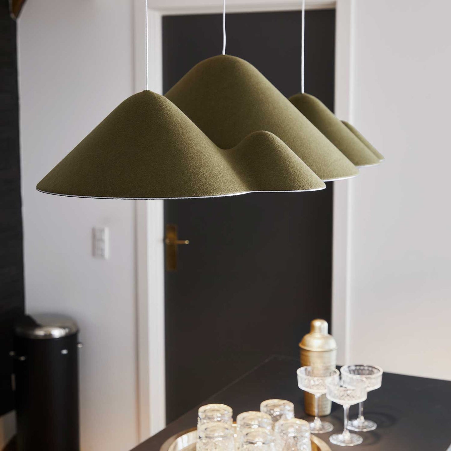 Panorama L Grønn/Svart Taklampe, en del av kategorien - At Home Interiør