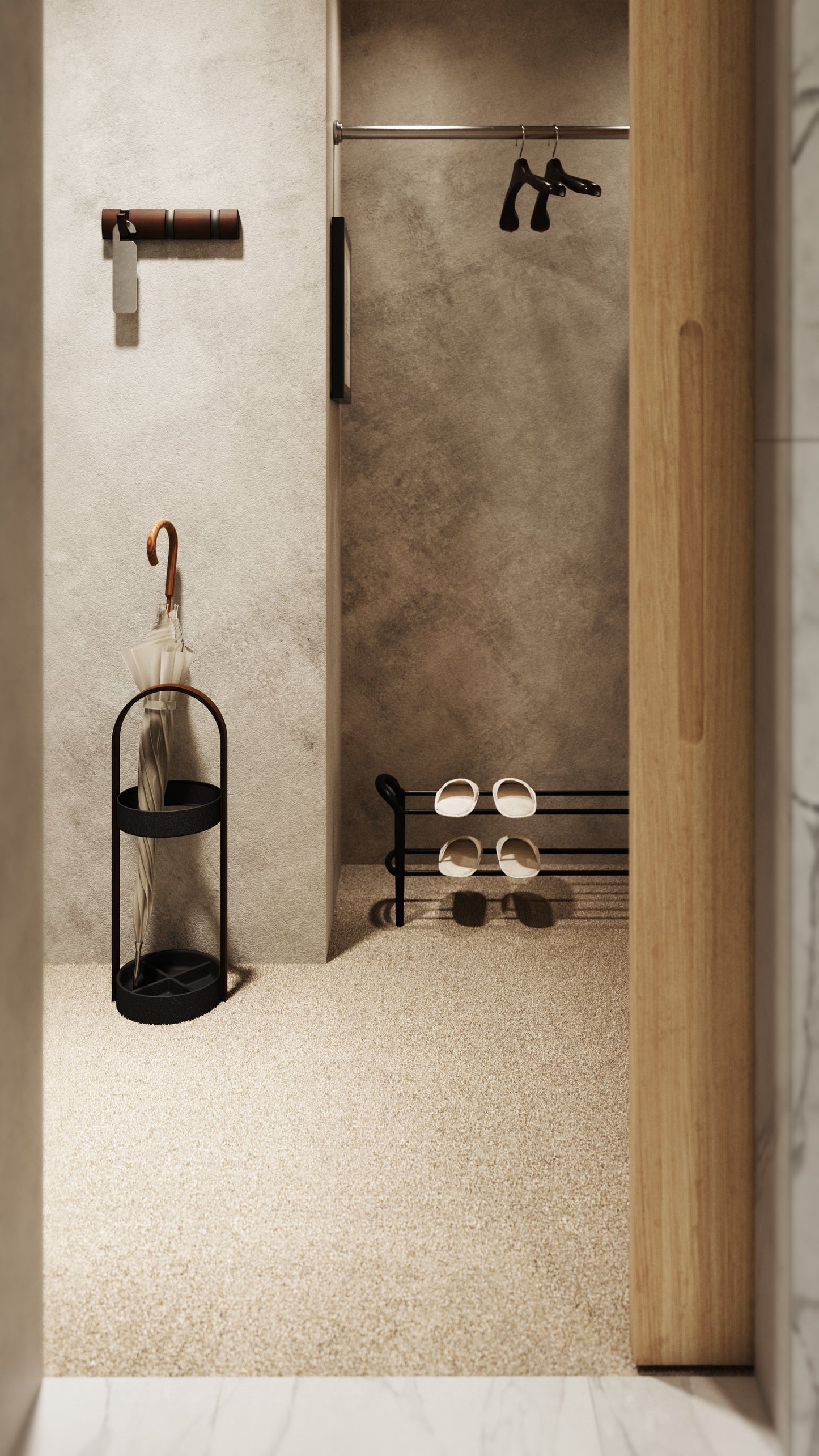 Paraplystativ Bellwood sort, en del av kategorien - At Home Interiør