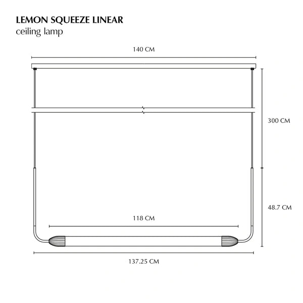 Lemon Squeeze pendel, brass/steel NYHET