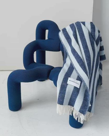 XL Candy wrap Pyntepute ull Navy Ice blue