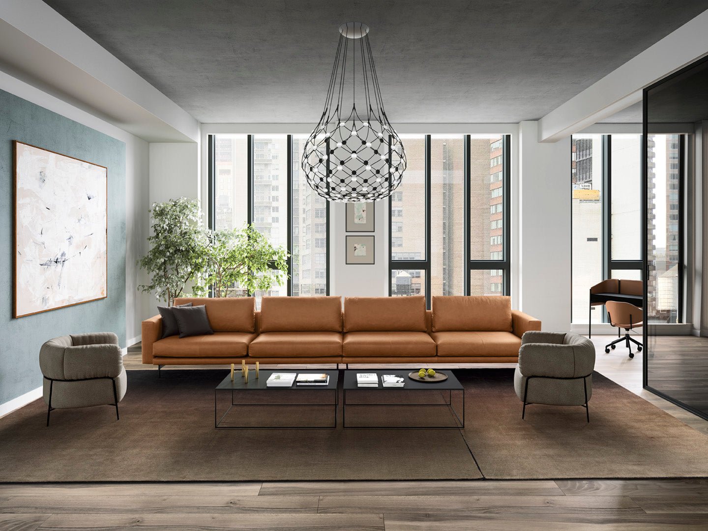 Quadrotta Lenestol, en del av kategorien Lenestol - At Home Interiør