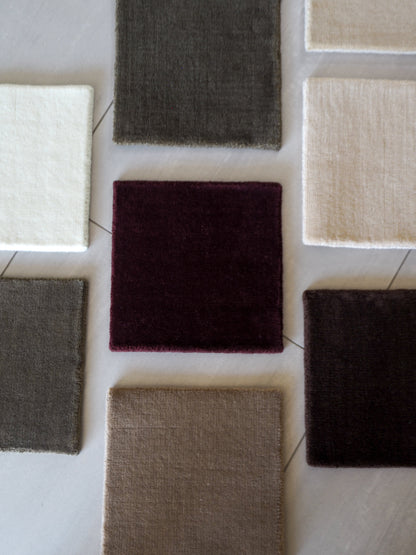 Quiet Luxury solid wool, gulvteppe Offwhite, flere størrelser, en del av kategorien - At Home Interiør