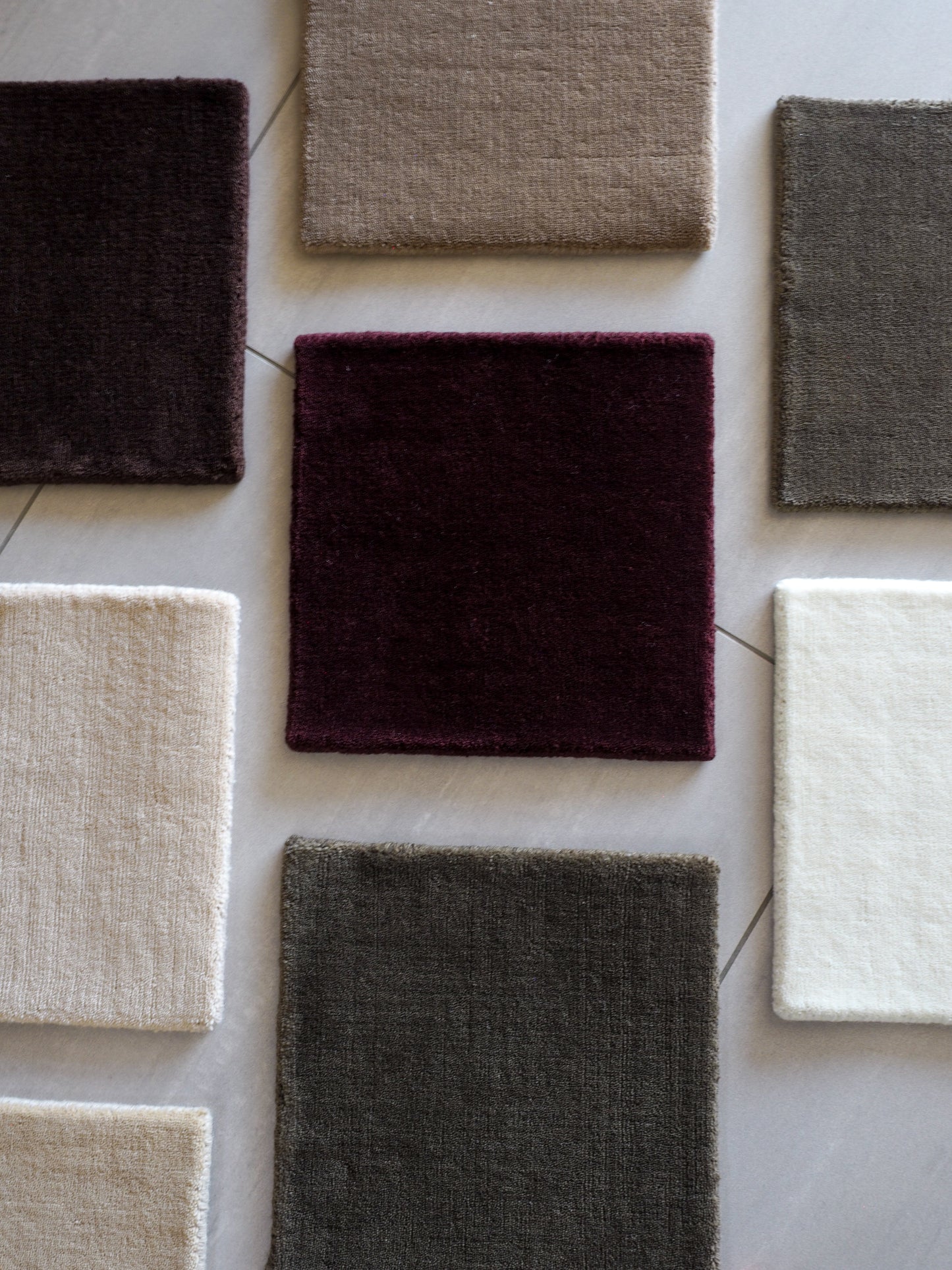 Quiet Luxury solid wool, gulvteppe Offwhite, flere størrelser, en del av kategorien - At Home Interiør