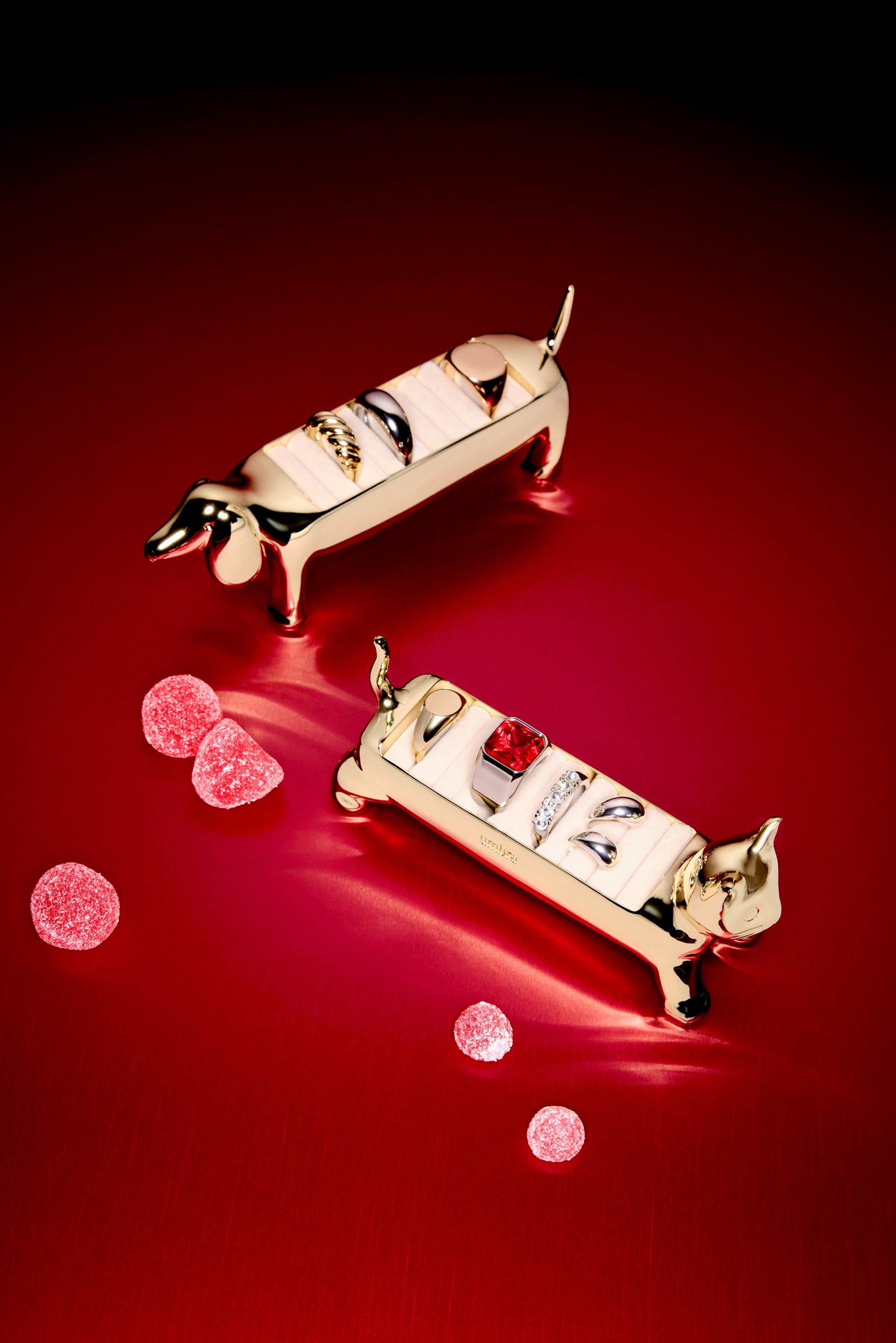 Ringholder Alicat messing, en del av kategorien - At Home Interiør