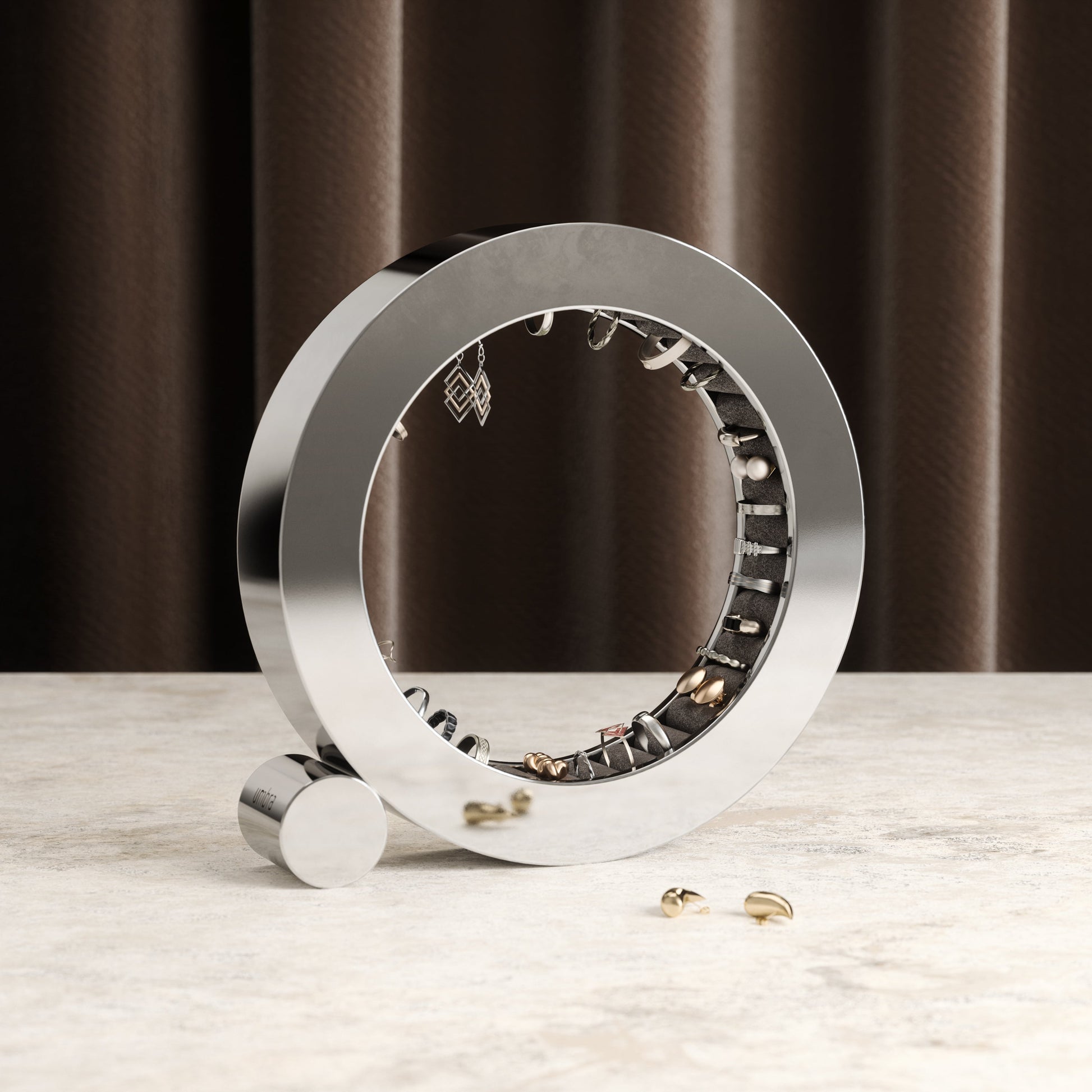 Ringholder FERRIS Chrome, en del av kategorien - At Home Interiør