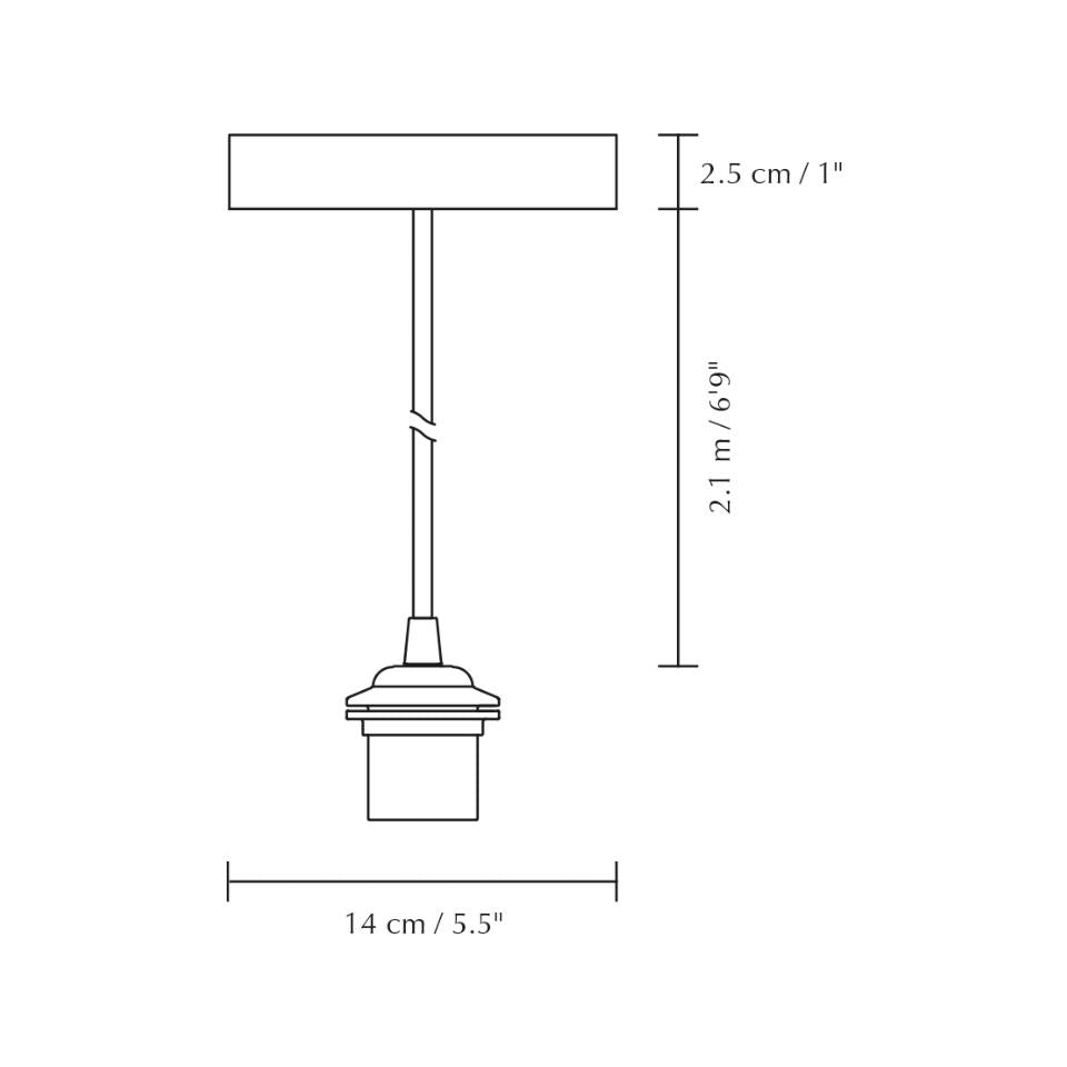 Rosette Taklampe oppheng 4 utførsler, en del av kategorien Belysnings tilbehør - At Home Interiør