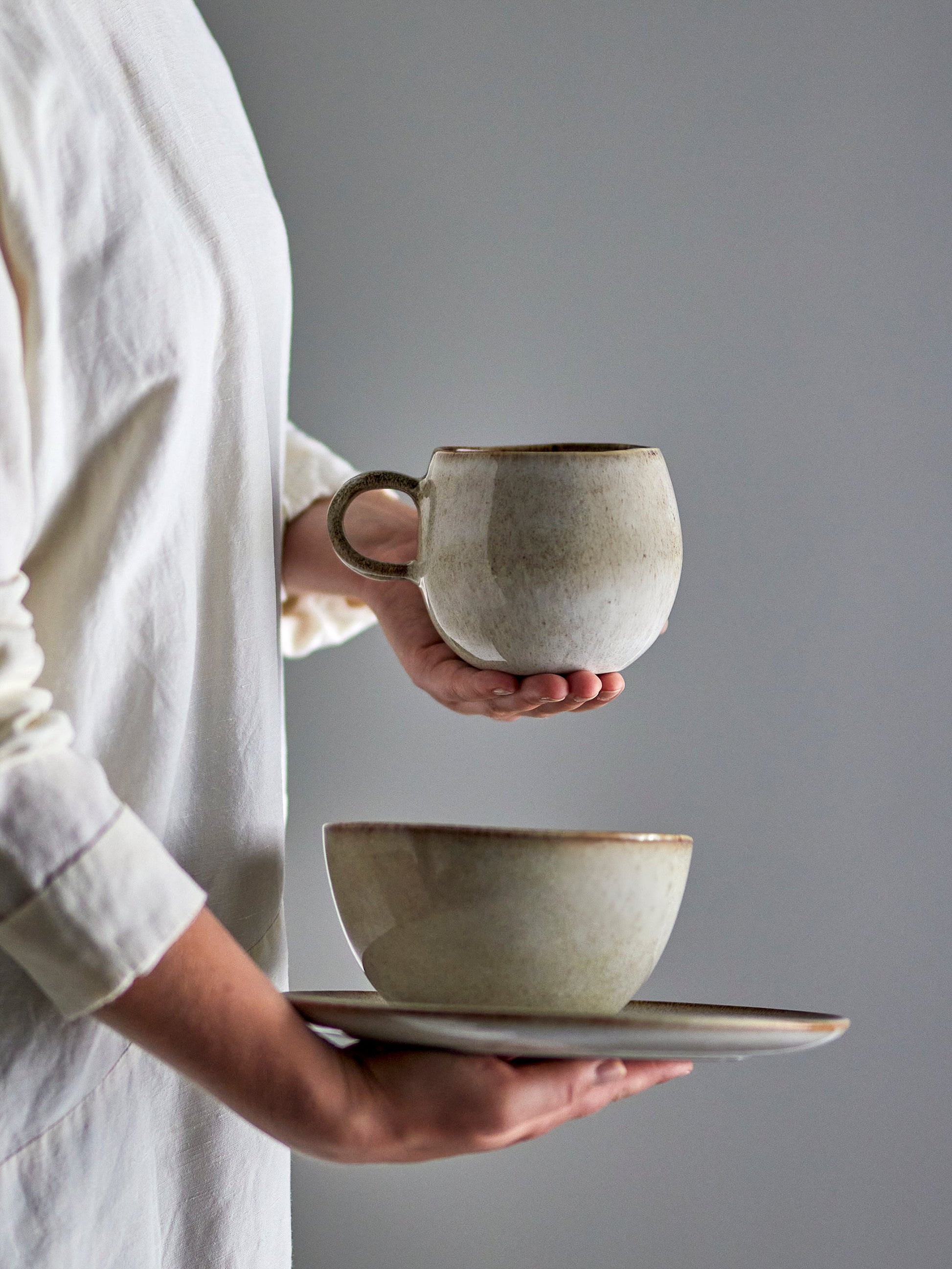 Sandrine Krus , Beige, en del av kategorien Skål - At Home Interiør