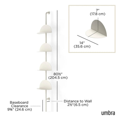 Solis vegghylle, sort eller sand, en del av kategorien - At Home Interiør