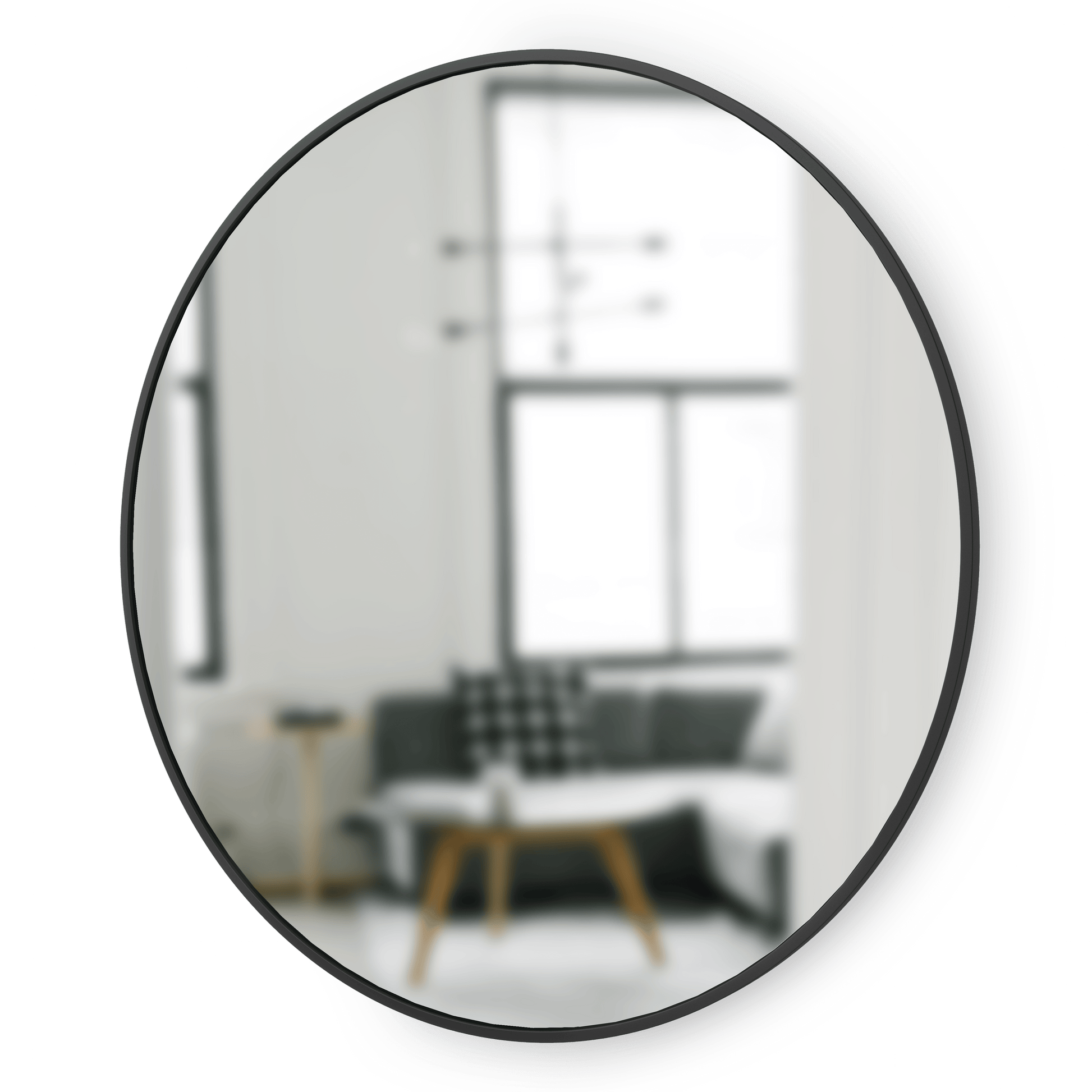 Speil HUB 90 BLACK, en del av kategorien Speil - At Home Interiør