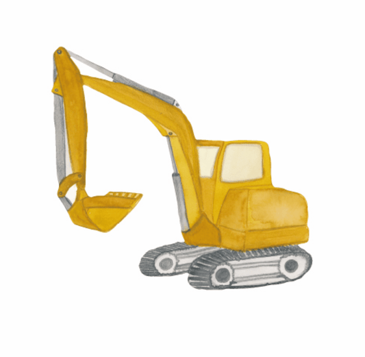 That's Mine Wallsticker Dig Machine, en del av kategorien Wallstickers - At Home Interiør