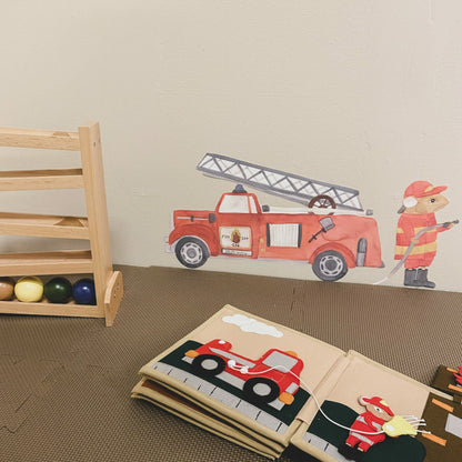 That's Mine Wallsticker Firetruck, en del av kategorien Wallstickers - At Home Interiør