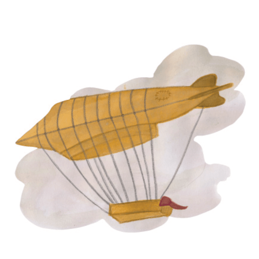 That's Mine Wallsticker Hot Air Balloon, en del av kategorien Wallstickers - At Home Interiør