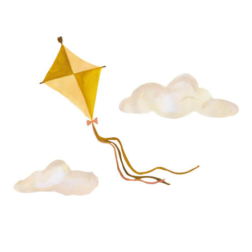 That's Mine Wallsticker Kite Small, en del av kategorien Wallstickers - At Home Interiør