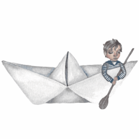 That's Mine Wallsticker Paperboat Fairytale, en del av kategorien Wallstickers - At Home Interiør