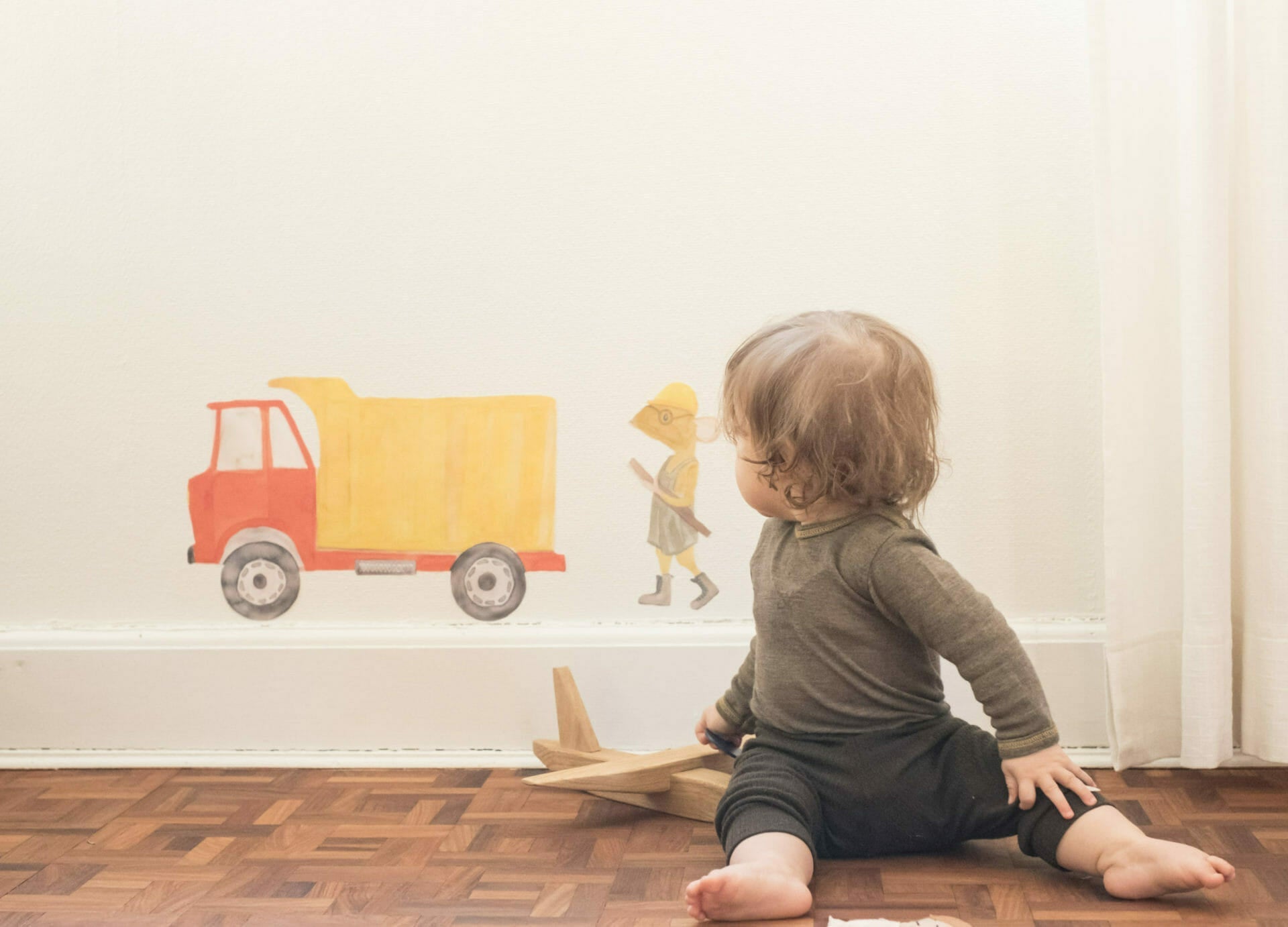 That's Mine Wallsticker Steve The Builder, en del av kategorien Wallstickers - At Home Interiør