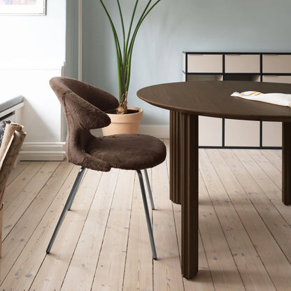 Comfort Circle spisebord 120 dark Oak , Utstillingssalg