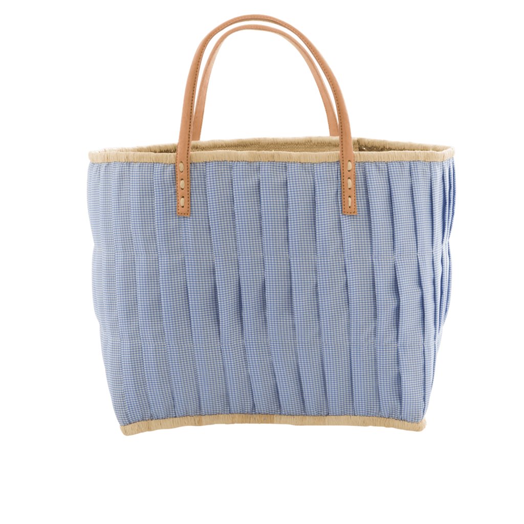 Raffia Bag Blå