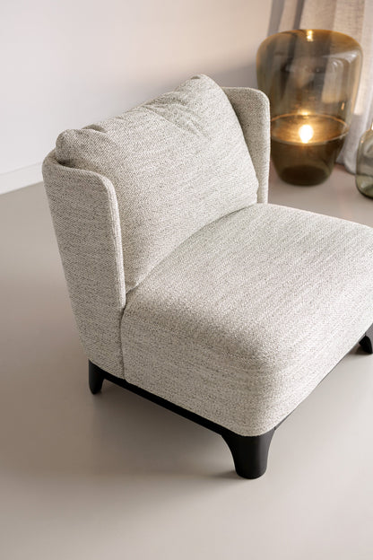 Alma Lenestol i Rock natur tekstil, en del av kategorien Lenestol - At Home Interiør