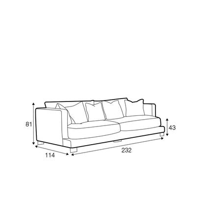 Colorado 3-seter sofa, en del av kategorien 3-seter - At Home Interiør