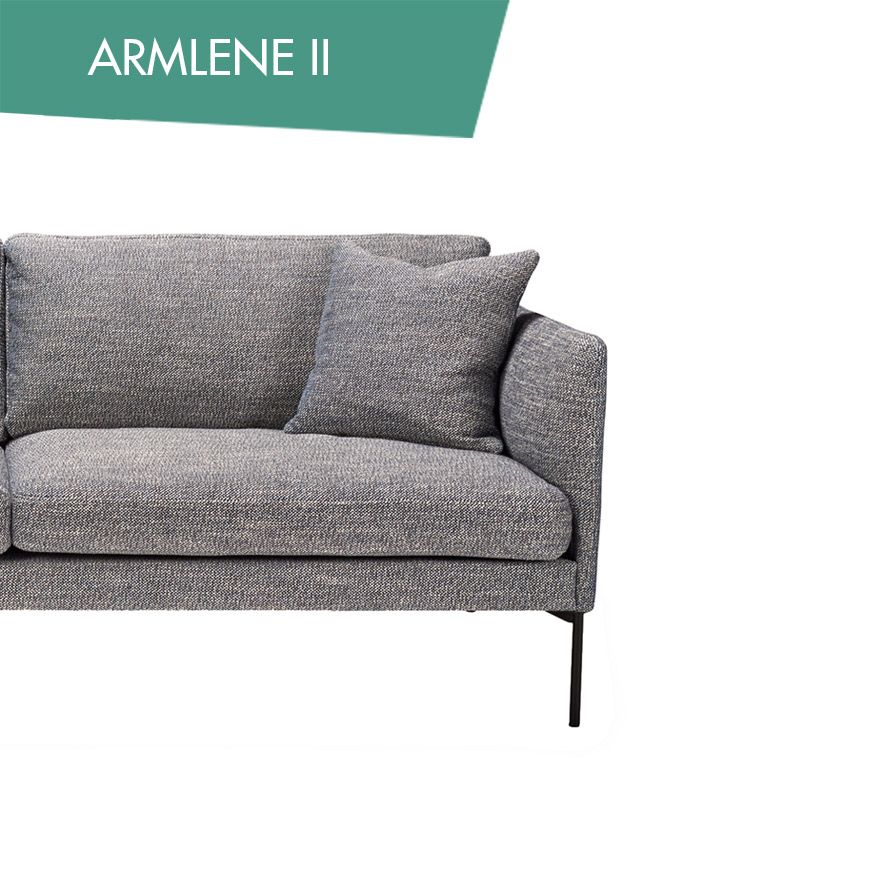 Elegante 3-seter sofa, en del av kategorien 3-seter - At Home Interiør