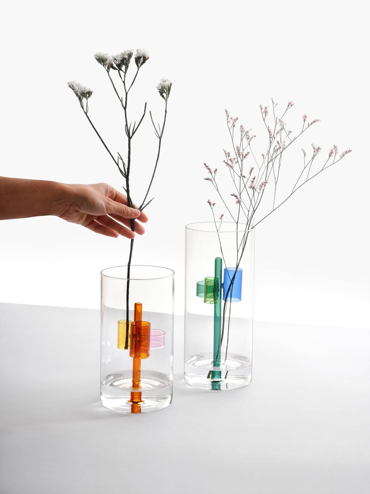 Iris Vase 3 Amber, en del av kategorien Glass - At Home Interiør